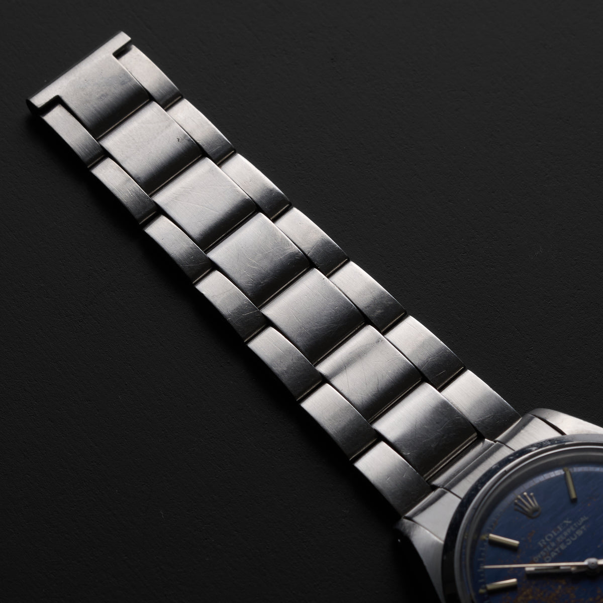 ROLEX DATEJUST 1600 BLUE MOSAIC DIAL-9