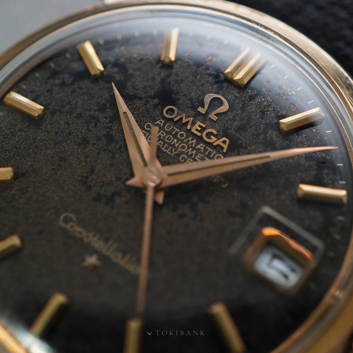 OMEGA CONSTELLATION 168.005 Rose gold top & Black mirror dial-3