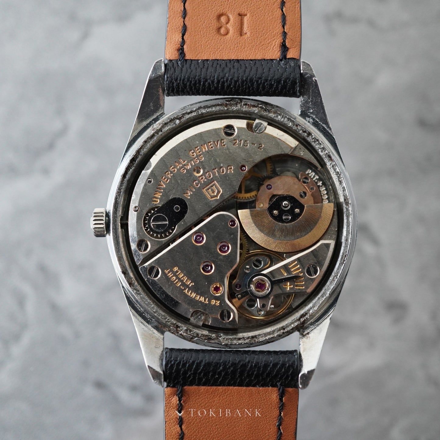 UNIVERSAL GENEVE POLEROUTER DATE REF. 204610-2 TROPICAL